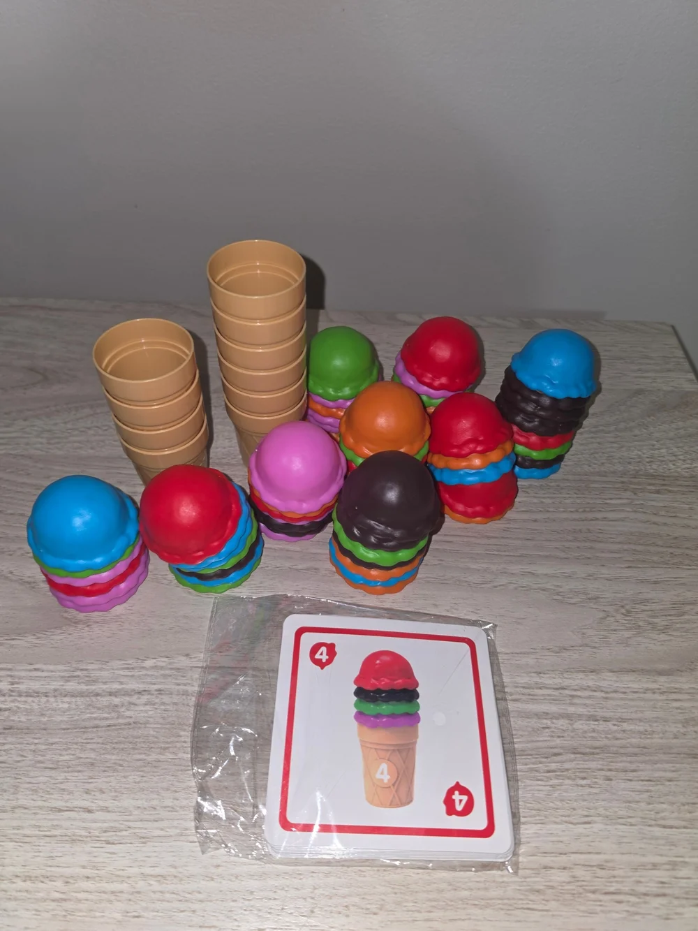 Ice Cream Counting & Color Sorting Set